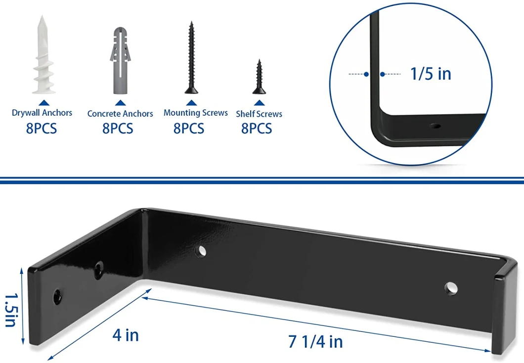 Shelf Brackets Concealed Wood Shelves I Metal Solid Steel Supports Wall Mounted Blind Hidden Invisible Floating Shelf Brackets